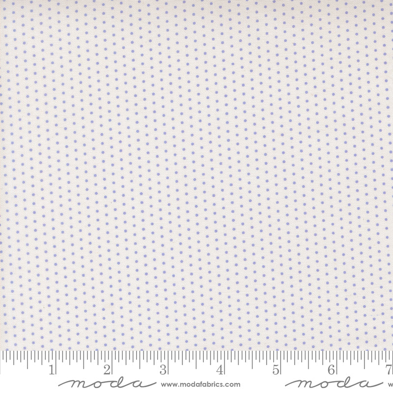 Gathered Bonbons Quilt Fabric - Snowgoose Dots in Lavender Purple/Blue - 18300 11