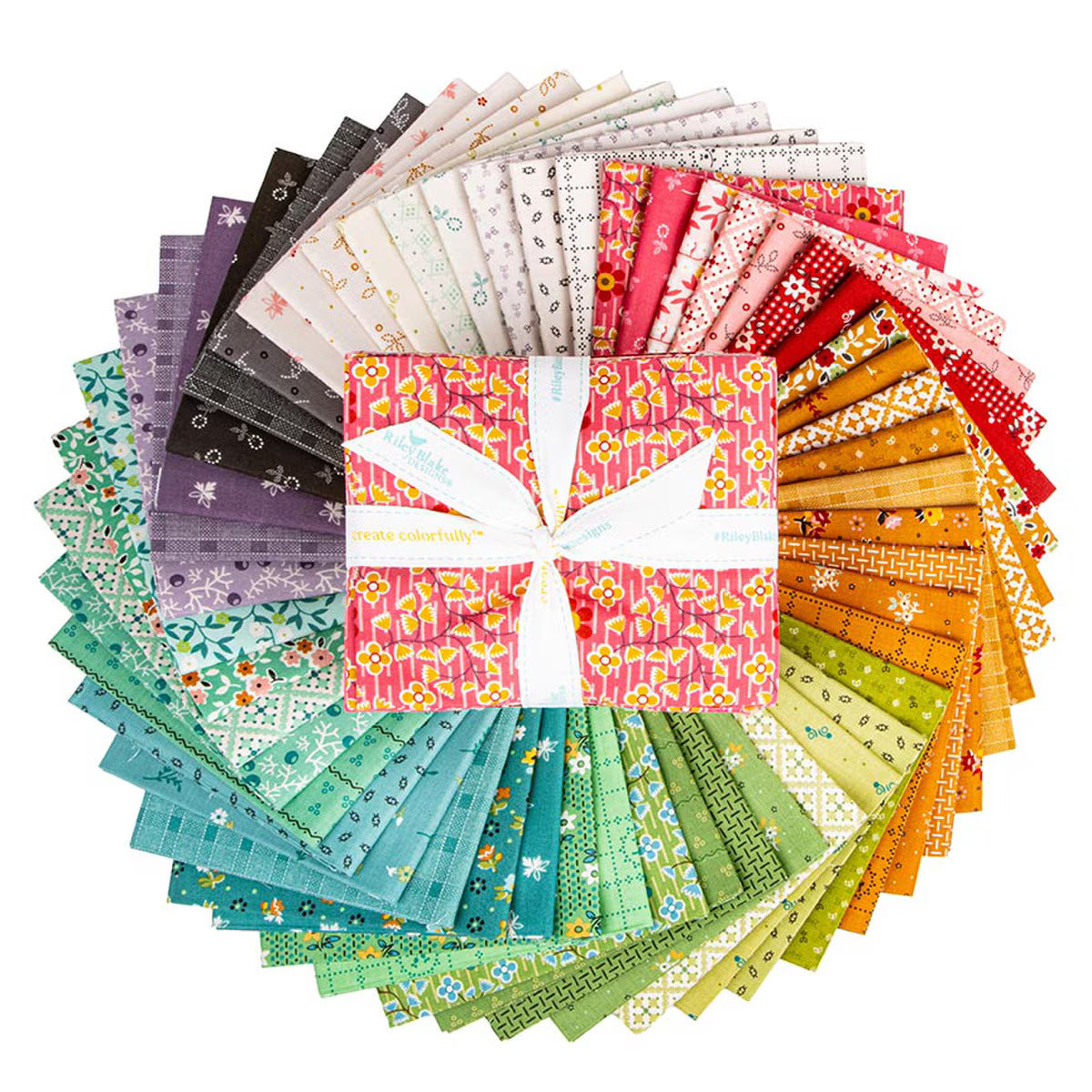 Gentler Times Quilt Fabric by Lori Holt - 51 piece Fat Quarter - FQ-16470-51