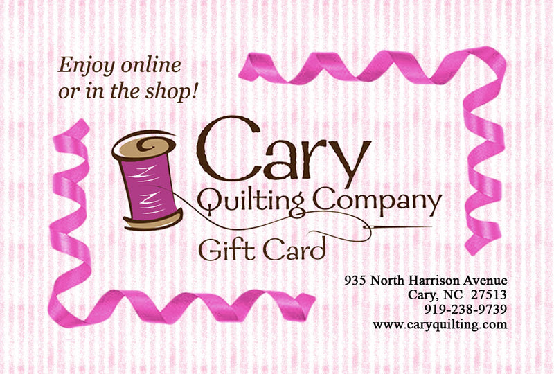 $50 Cary Quilting Gift Card