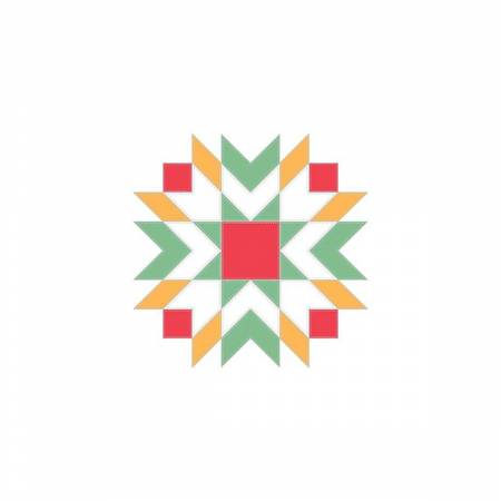 Gingham Star Enamel Needle Minder by Lori Holt - ST-27264