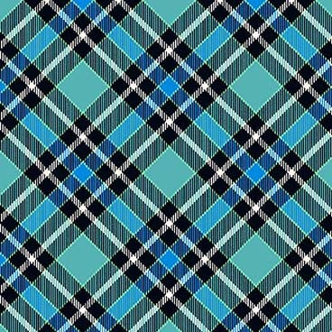 Girls Gone Camping Quilt Fabric - Camping Plaid in Teal - DCX12757-TEAL-D