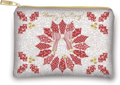 Glam Bag Zipper Pouch - Happy Quilting - 1005 67