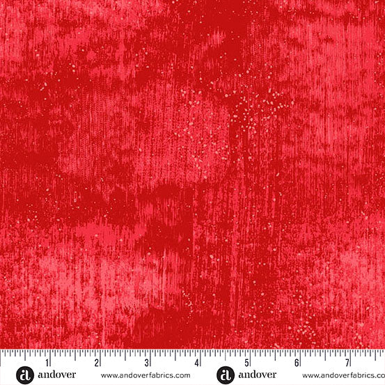 Glaze II Quilt Fabric by Libs Elliott - Blender in Cherry Red - A-830-R2
