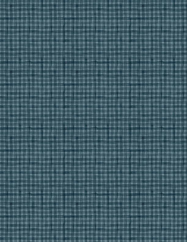 Glorious Fall Quilt Fabric - Gingham in Dark Blue - 1665 33913 494