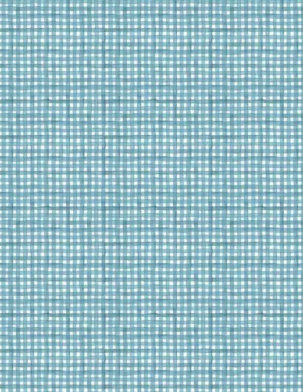 Glorious Fall Quilt Fabric - Gingham in Light Blue - 1665 33913 141