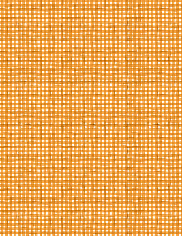 Glorious Fall Quilt Fabric - Gingham in Orange - 1665 33913 181