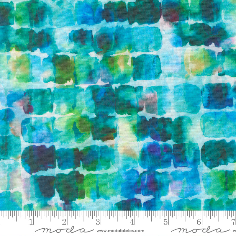 Gradients Gallery Quilt Fabric - Candy Palette in Turquoise - 33885 12