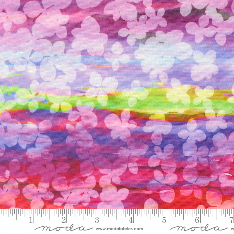 Gradients Gallery Quilt Fabric - Pretty Shadows in Rainbow Multi - 33881 11