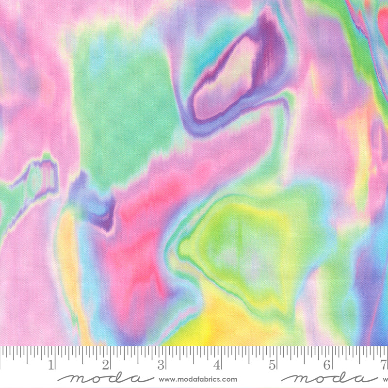 Gradients Gallery Quilt Fabric - Wet Paint in Rainbow Multi - 33895 11