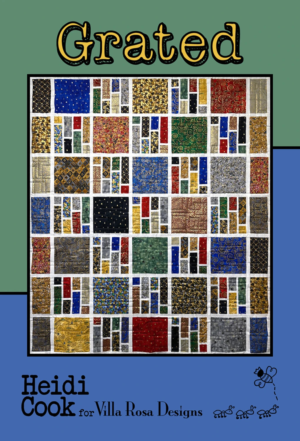 Grated Quilt Pattern from Villa Rosa Designs - VRDMC146