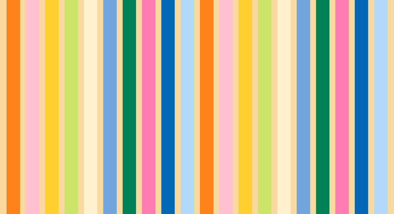 Groove Quilt Fabric  - Warp Stripes in Luminous Multi - 42374 13