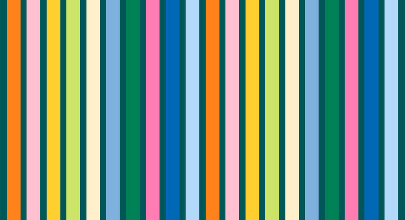 Groove Quilt Fabric  - Warp Stripes in Moody Multi - 42374 18