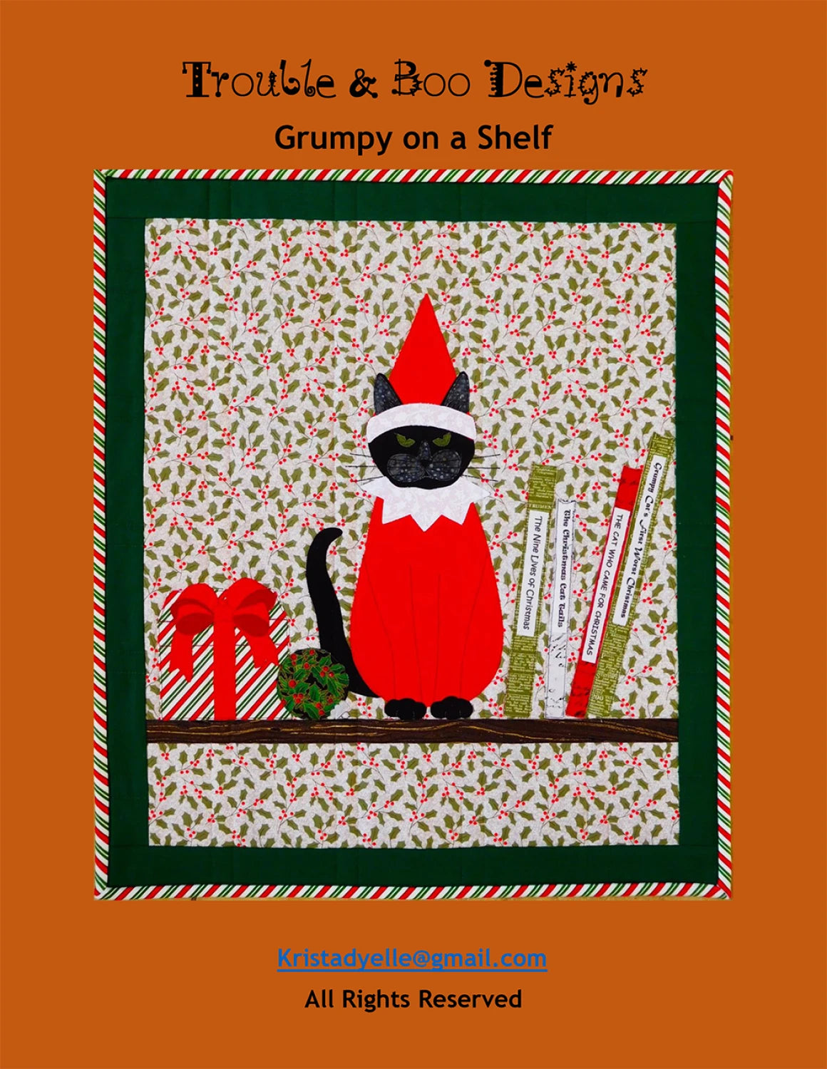 Grumpy on a Shelf Quilt Pattern - TB3354