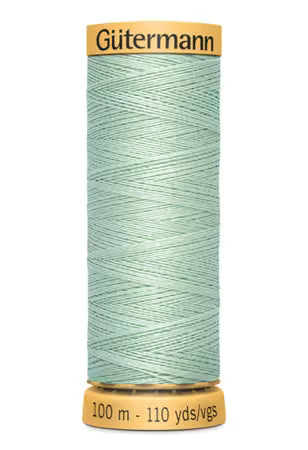 Gutermann Cotton Thread, 100m Aqua Green, 7920