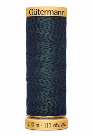 Gutermann Cotton Thread, 100m Green Black, 8080