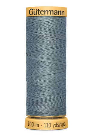 Gutermann Cotton Thread, 100m Lt. Slate, 7600