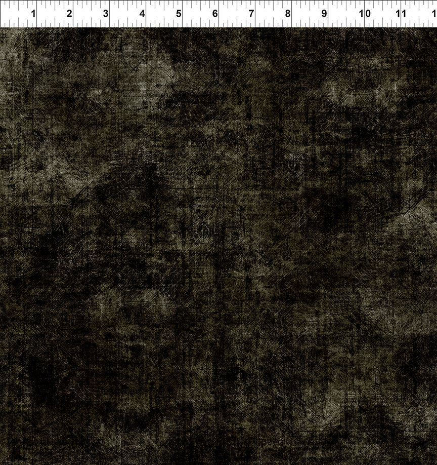Halcyon Tonals Quilt Fabric - Brushed in Black - 12HN 12