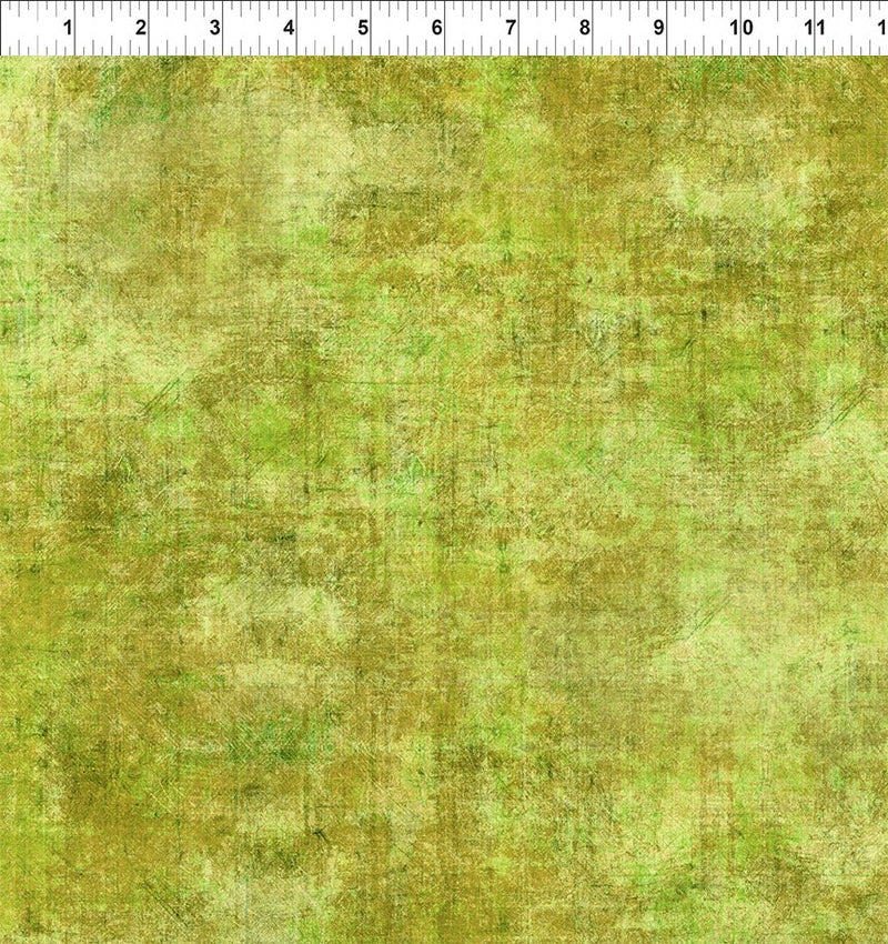 Halcyon Tonals Quilt Fabric - Brushed in Lime Green - 12HN 19