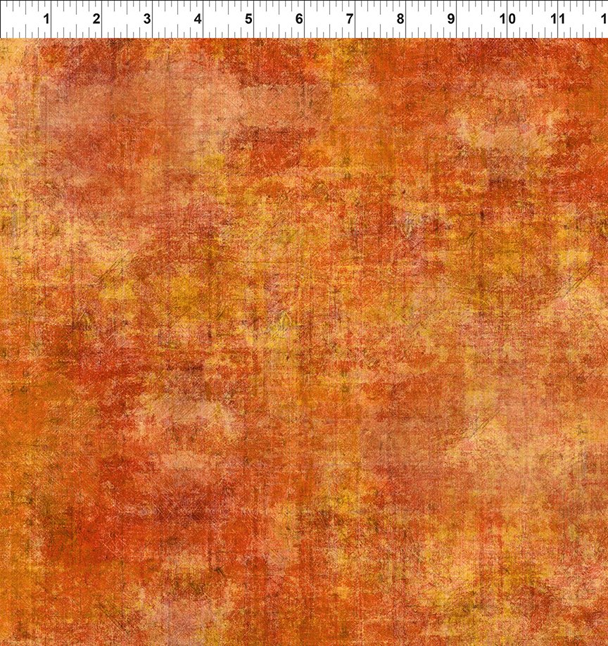 Halcyon Tonals Quilt Fabric - Brushed in Pumpkin Orange - 12HN 20