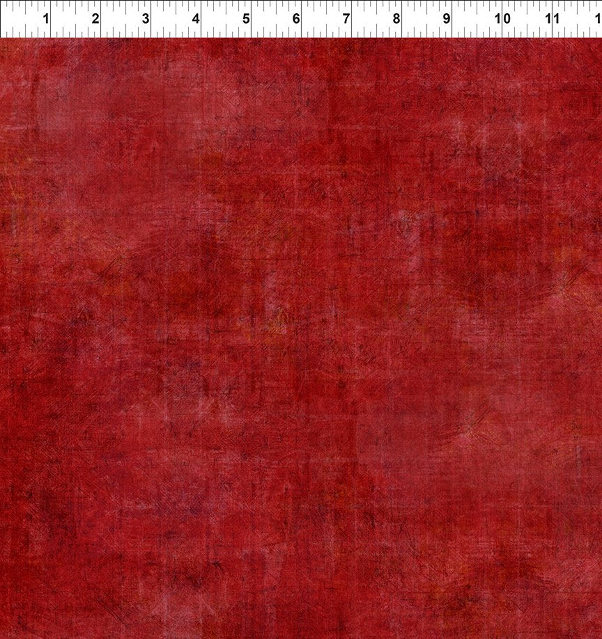 Halcyon Tonals Quilt Fabric - Brushed in Scarlet Red - 12HN 22