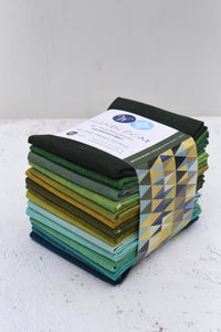 Handloom Quilt Fabric - 16 piece Mountain Meadow Fat Quarter Color Stories Bundle - FATQHDLM-3
