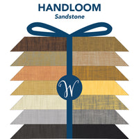 Handloom Quilt Fabric - 16 piece Sandstone Fat Quarter Color Stories Bundle - FATQHDLM-4