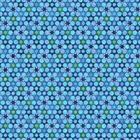 Hanukkah Lights Quilt Fabric - Tonal Stained Glass in Light Blue/Multi - DP28983-44