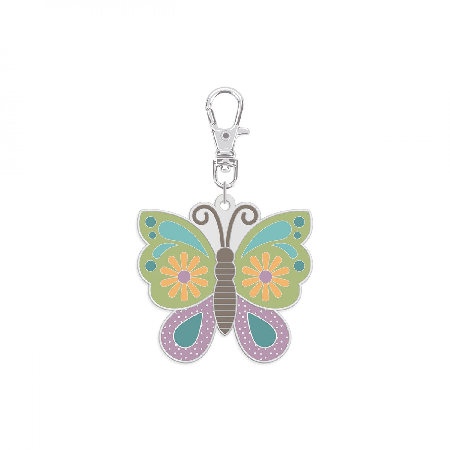 Happy Butterfly Enamel Charm - ST-39767