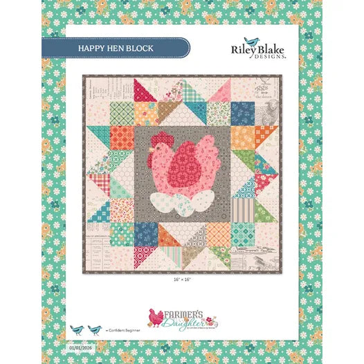 Happy Hen Block Pattern and Template Set