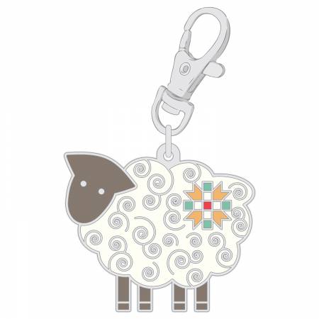 Happy Sheep Enamel Charm - ST-31082