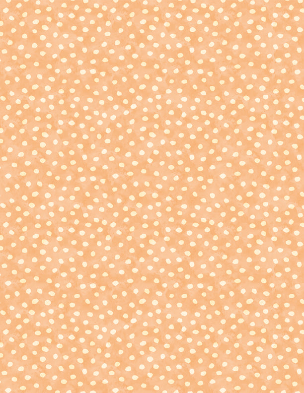 Harvest Blooms Quilt Fabric - Dots in Orange - 3028 30103 885