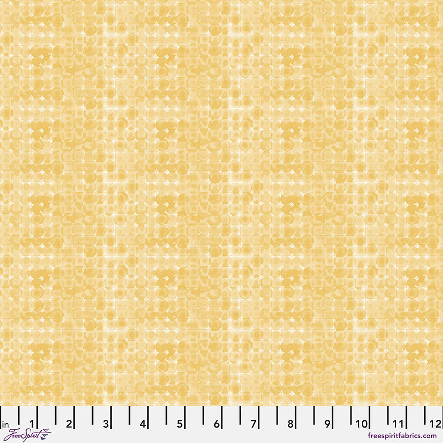 Heat Wave Quilt Fabric - Air Mass in Sun Yellow - PWKP043.SUN