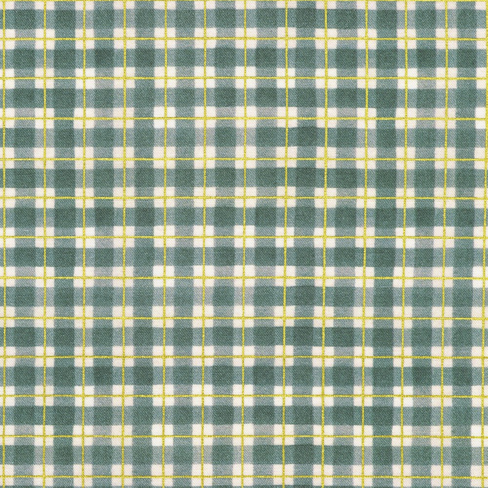 Hello Fall Quilt Fabric - Plaid in Denim Blue - AWHDM-23920-67 DENIM