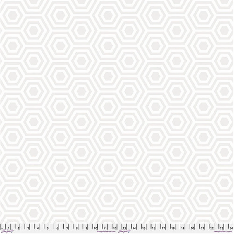 Tula's True Colors 108" Wide Hexy XL in Snowfall - QBTP014.snowfall