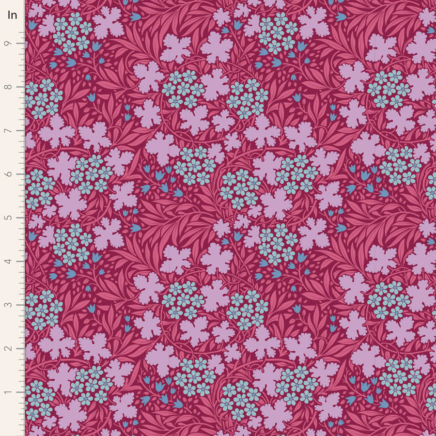 Hibernation Quilt Fabric by Tilda - Autumnbloom in Old Rose Pink - 100529
