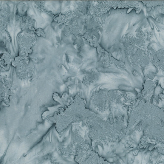 Hoffman Bali Watercolors Batik Solid Quilt Fabric - December (Blue/gray) - 1895-597