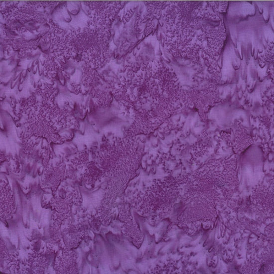 Hoffman Bali Watercolors Batik Solid Quilt Fabric - Pansy Purple - 1895-437