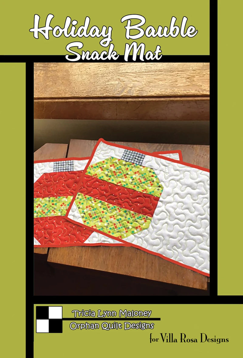 Holiday Bauble Snack Mat/Quilt Pattern by Villa Rosa Designs - VRDOQ109