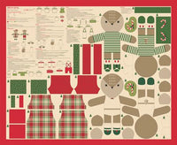 Holiday Cheer Quilt Fabric - Reindeer Stuffies Panel - 20979 11 - SOLD AS A 36" PANEL