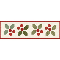 Holly-Day Cheer Quilted Table Runner Kit by Sandy Gervais - KT-17661