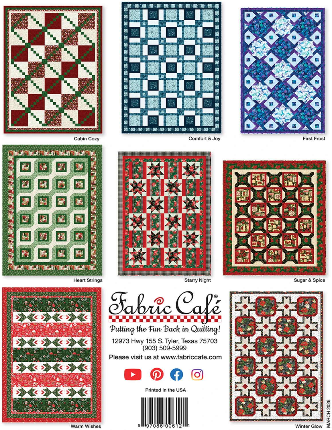 Holly Jolly 5 Yard Quilts Book - FC032642