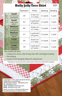 Holly Jolly Tree Skirt - AKBC311