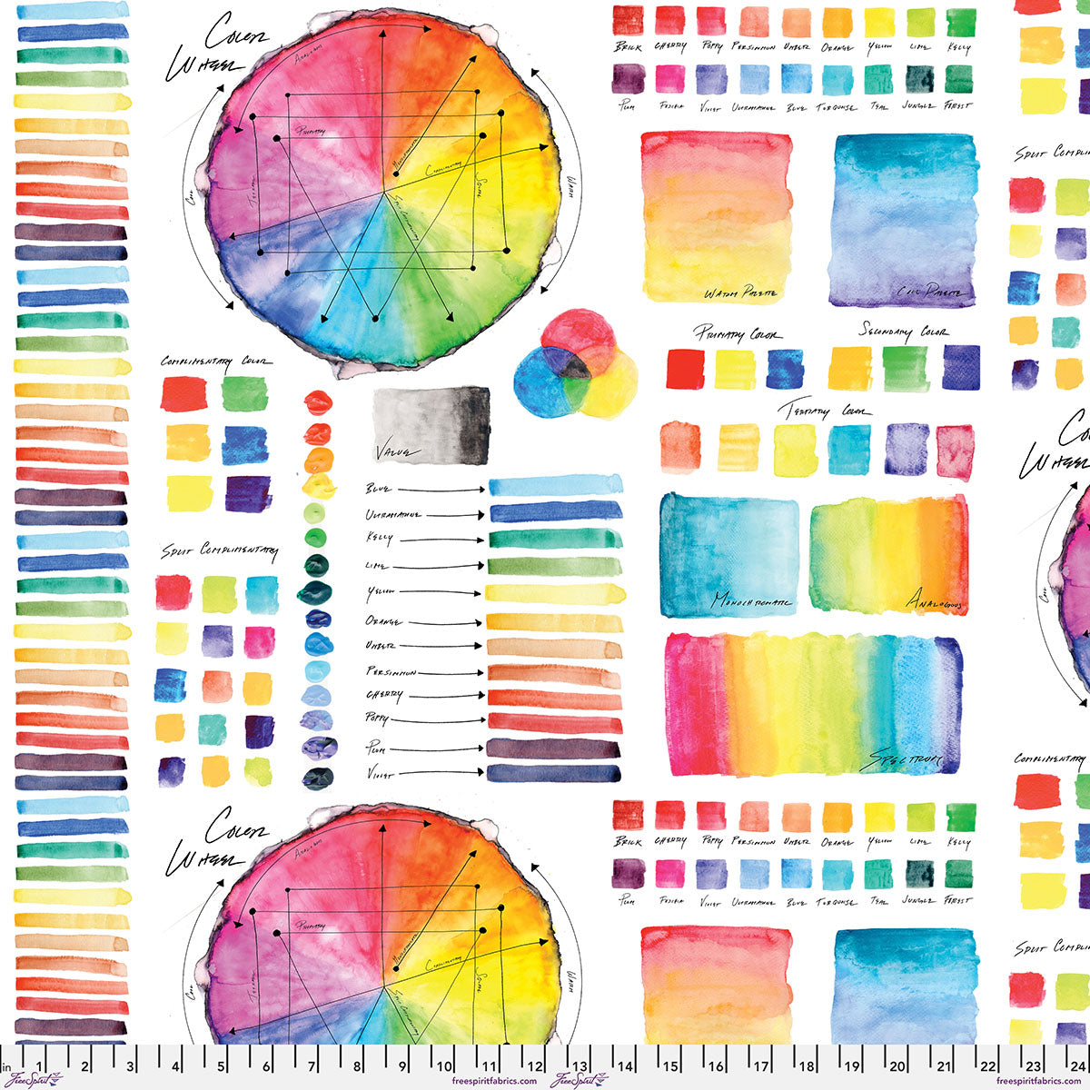 Hue Quilt Fabric by Giucy Giuce - Hues in Polychrome Multi - PWGG013.POLYCHROME