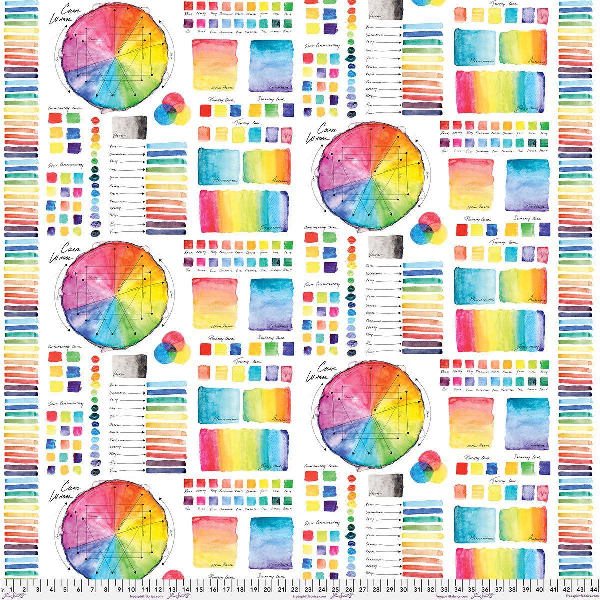 Hue Quilt Fabric by Giucy Giuce - Hues in Polychrome Multi - PWGG013.POLYCHROME