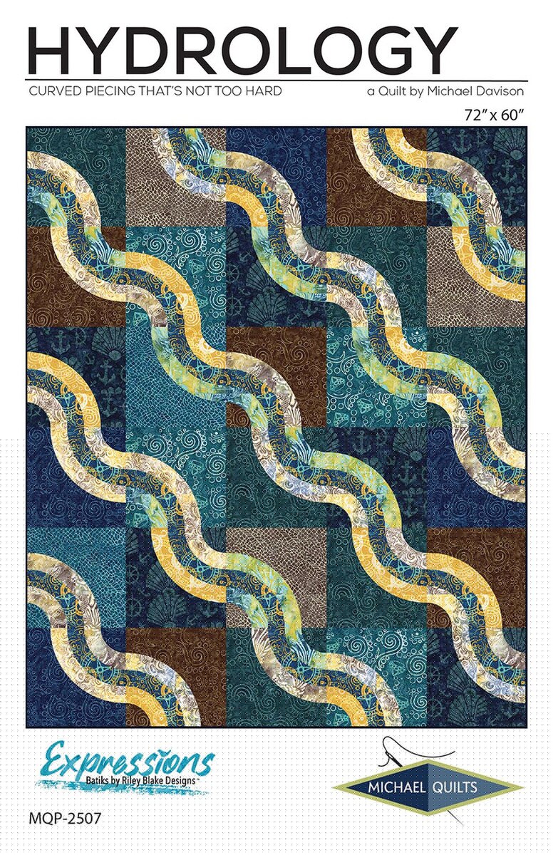 Hydrology Quilt Pattern from Michael Quilts - P265-HYDROLOGY