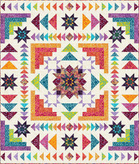 Hyperion Block of the Month 2026 Quilt Kit - featuring Expression Batiks - HYP-KIT