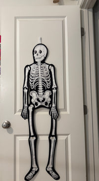 P393 - Sew and Go Halloween Quilt Fabric - Mr. Bones Skeleton Panel - SOLD AS A 36" x 60" PANEL - 31132-Z