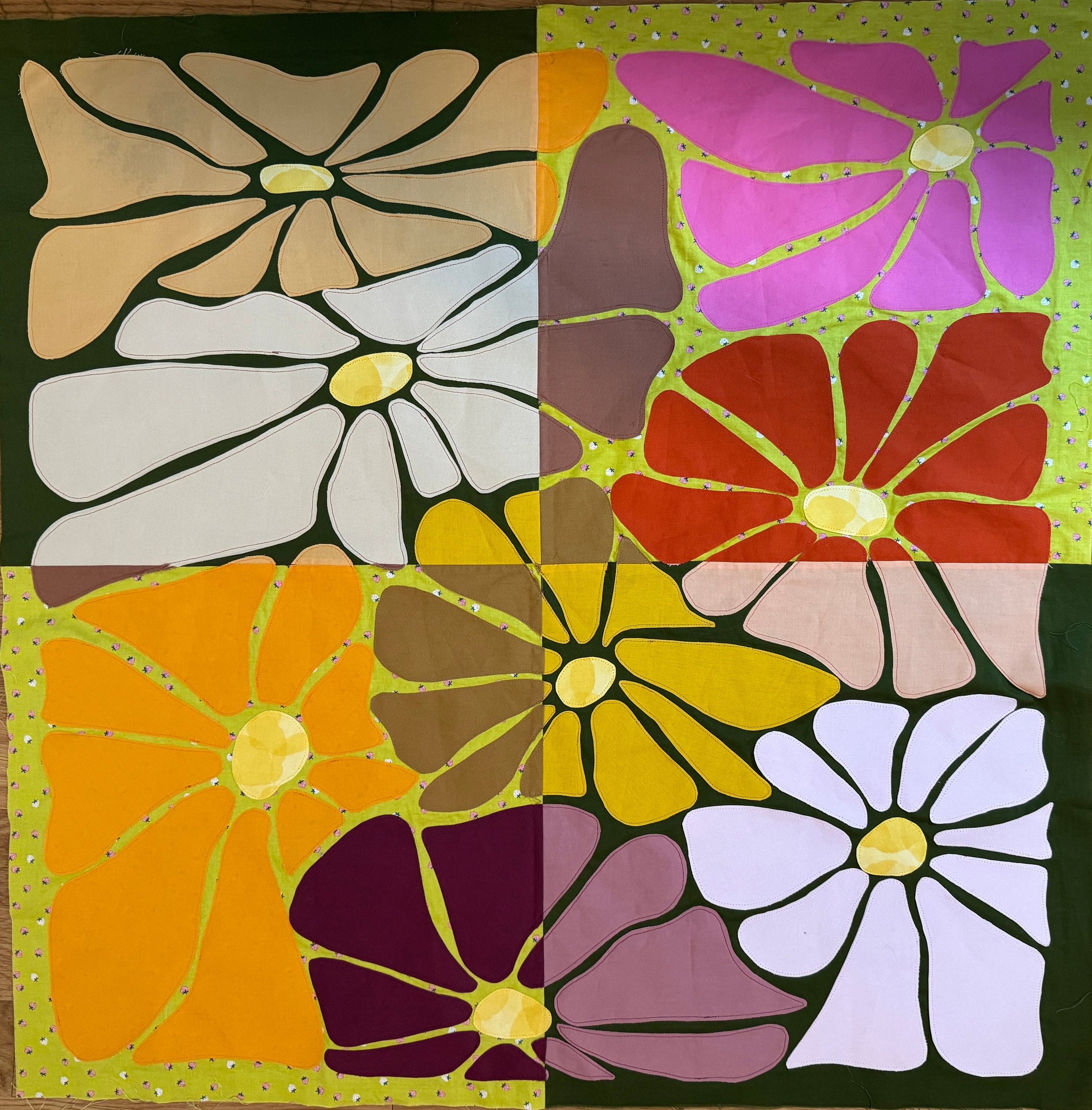 Mod Blooms Quilt Pattern