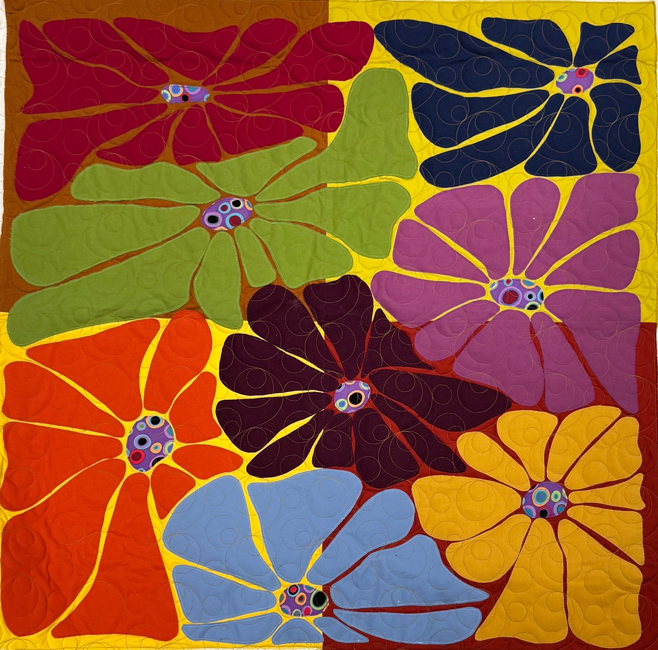 Mod Blooms Quilt Pattern