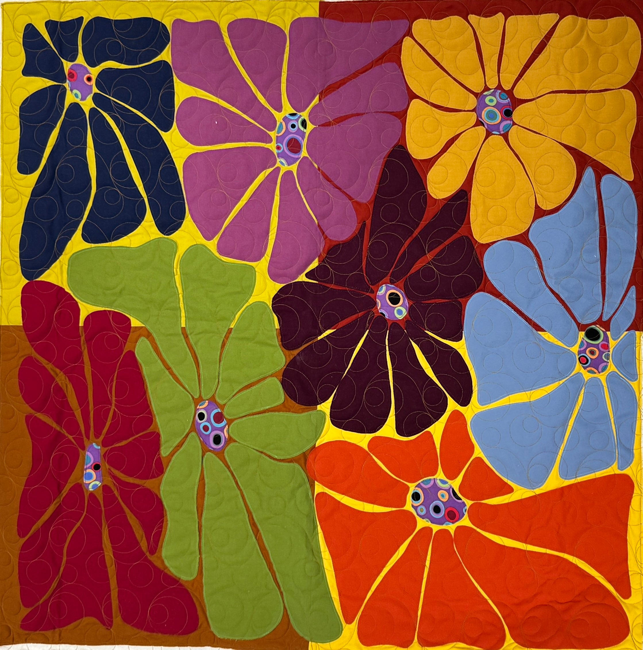 Mod Blooms Quilt Kit